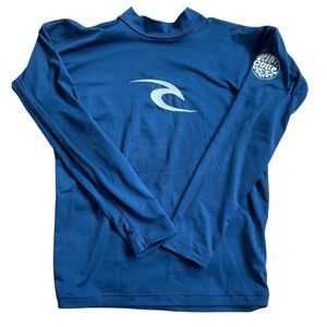 Rip Curl Blue Boys Long-sleeve Rashguard